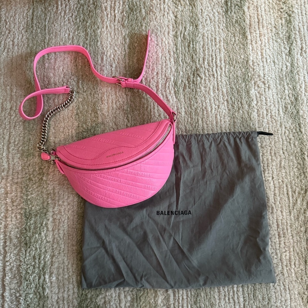 Balenciaga Pink Souvenir Bag